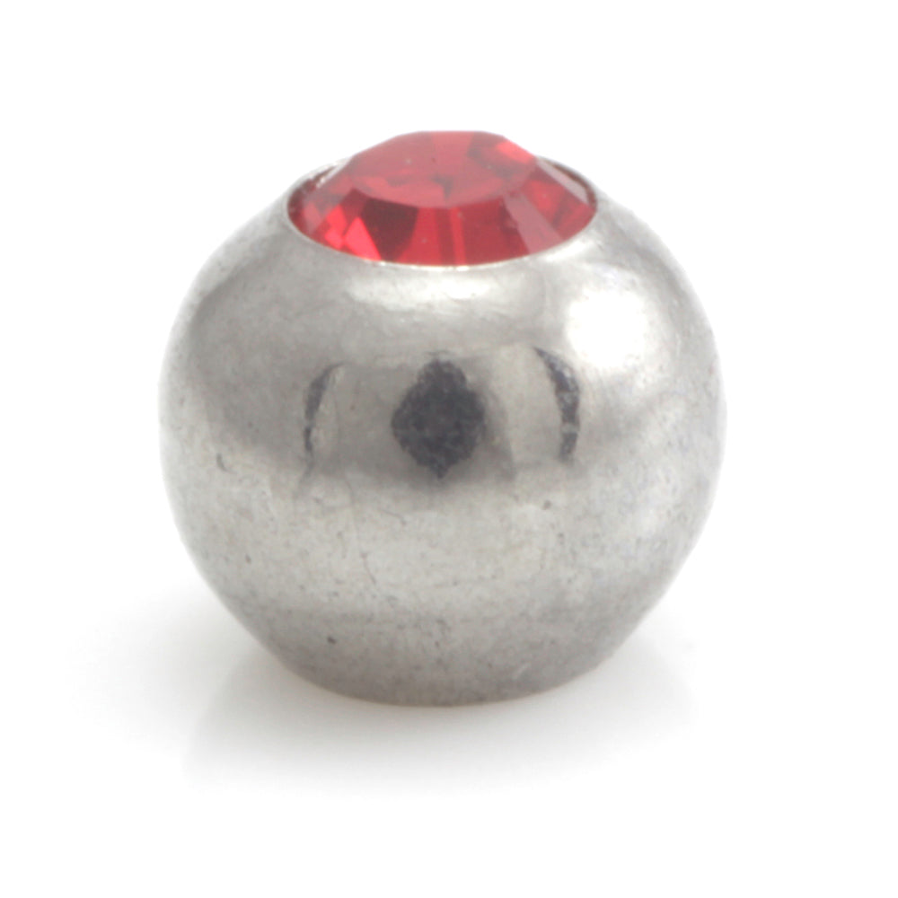 Steel External Thread Micro Gem Ball