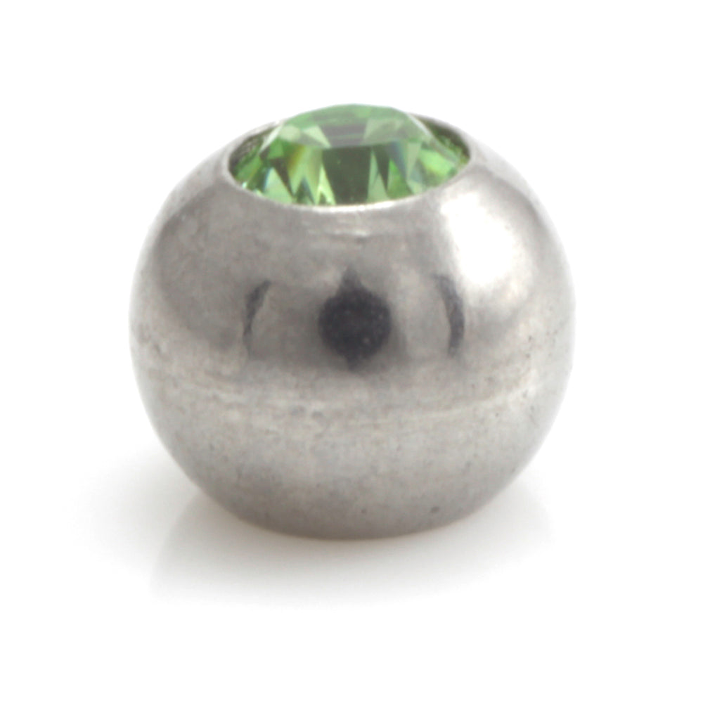 Steel External Thread Micro Gem Ball