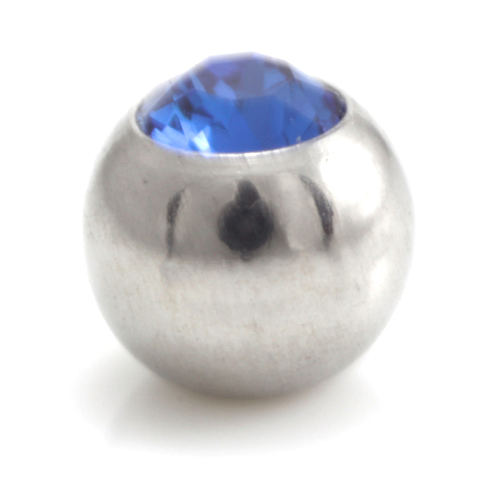 Steel External Thread Micro Gem Ball