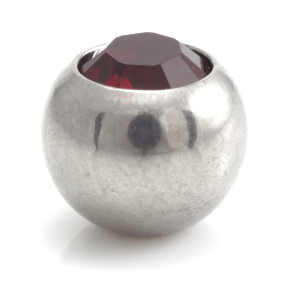 Steel External Thread Micro Gem Ball