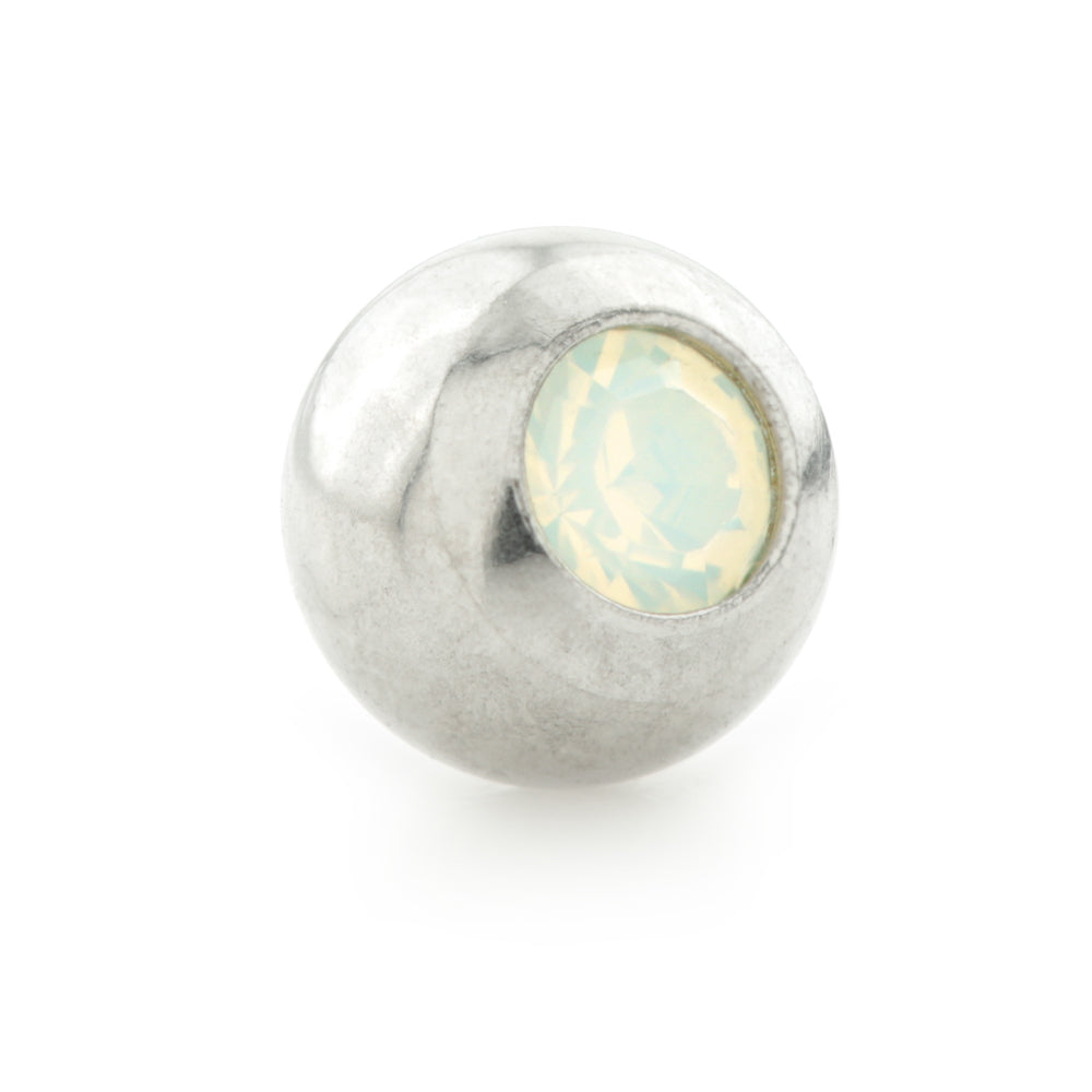 Steel External Thread Micro Gem Ball