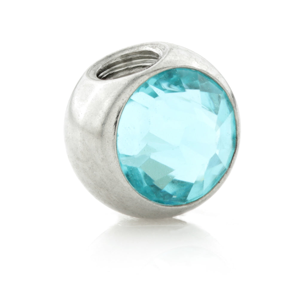 Steel External Thread Micro Gem Ball