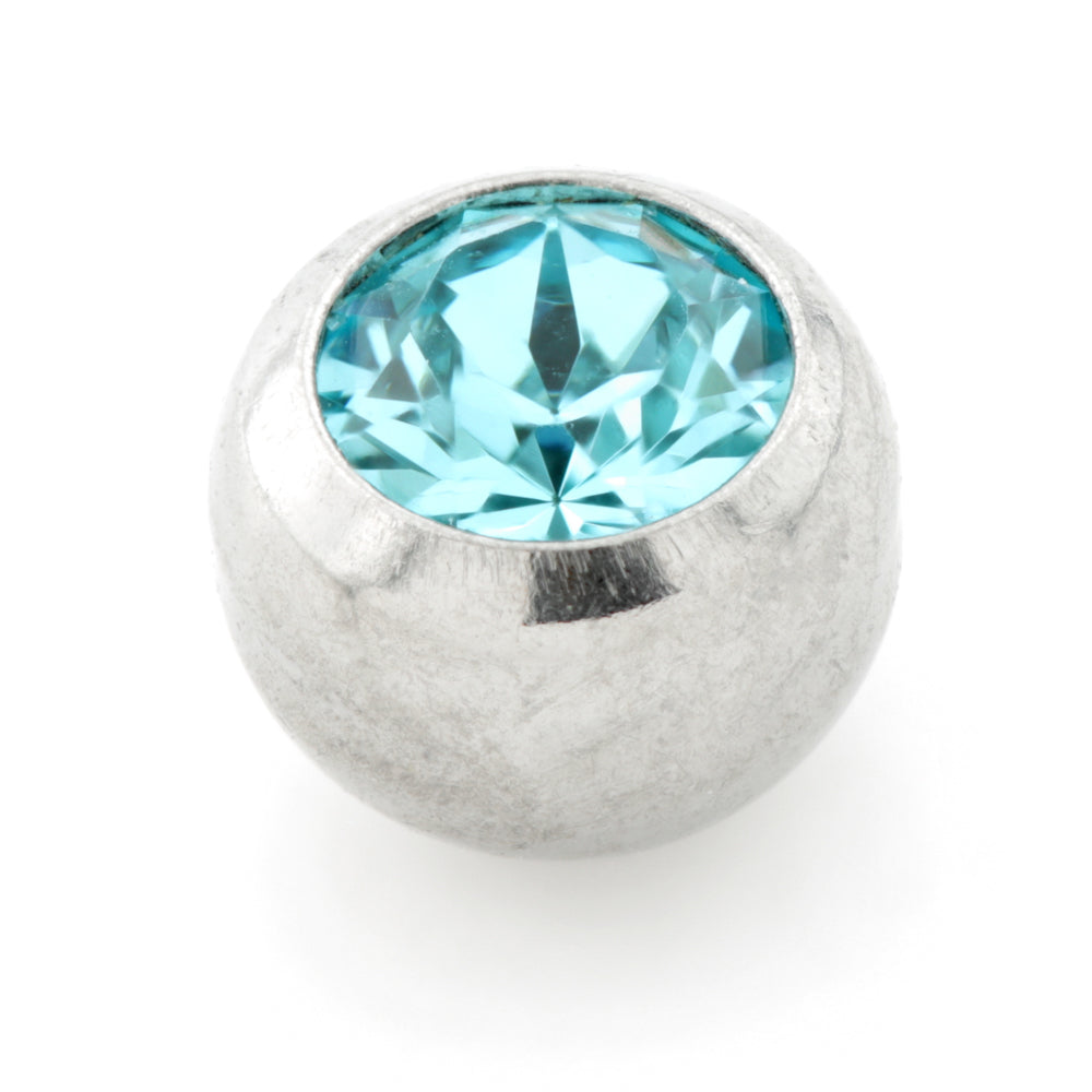 Steel External Thread Screw Gem Ball