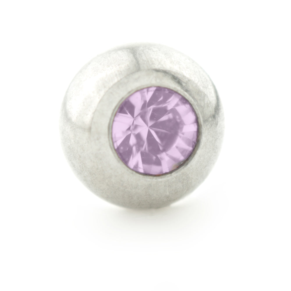 Steel External Thread Screw Gem Ball