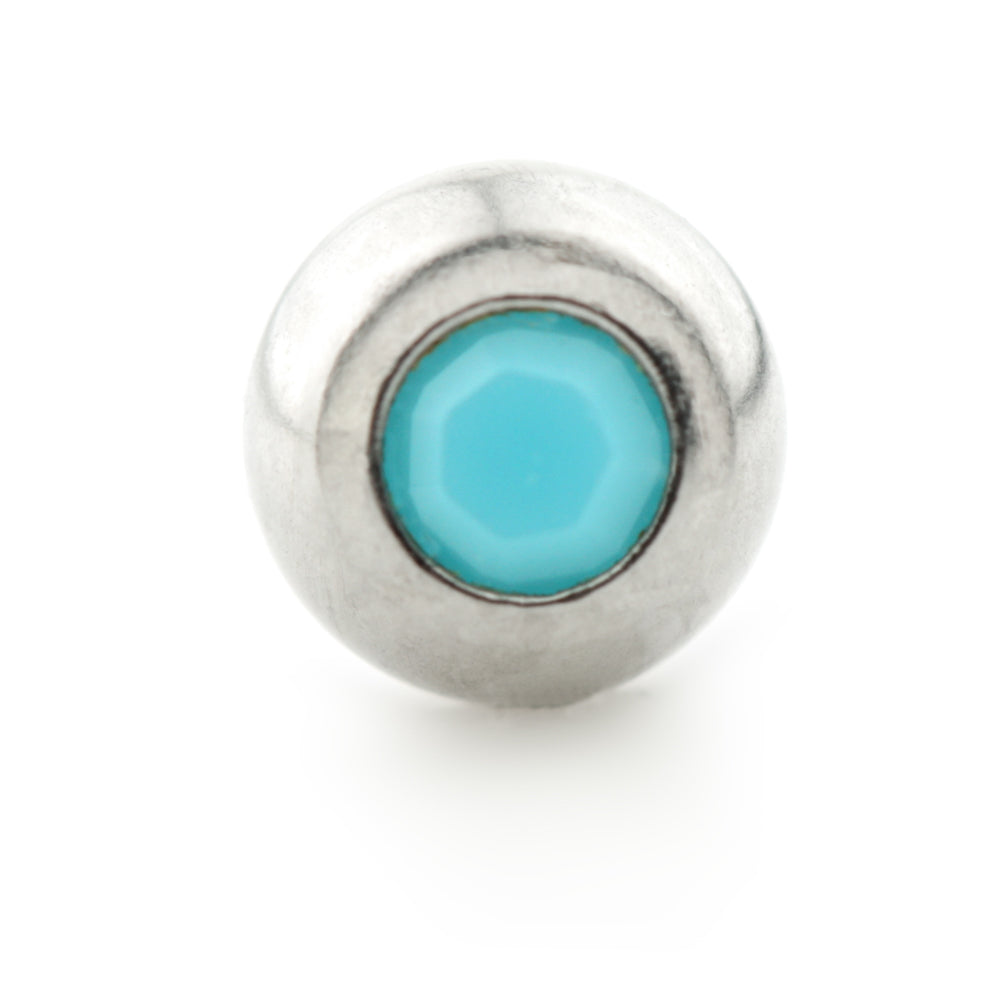Steel External Thread Screw Gem Ball