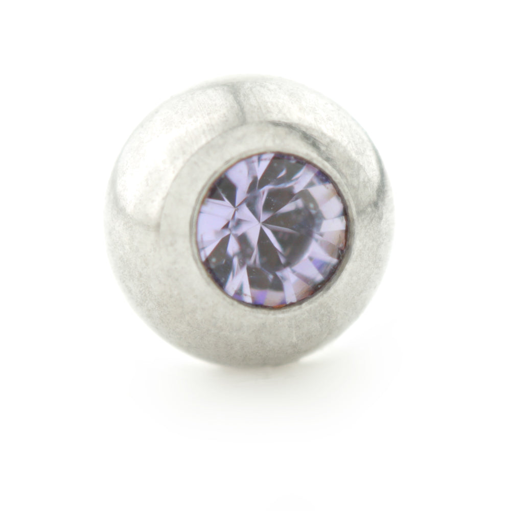 Steel External Thread Screw Gem Ball