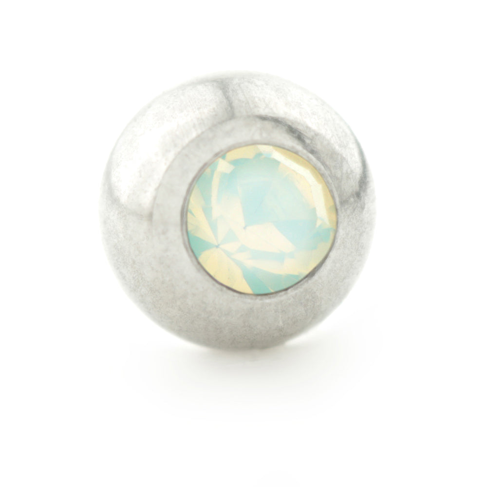 Steel External Thread Screw Gem Ball