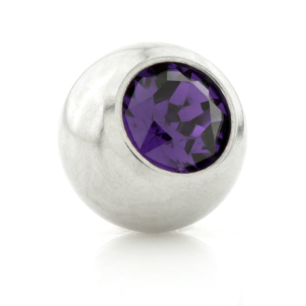 Steel External Thread Screw Gem Ball