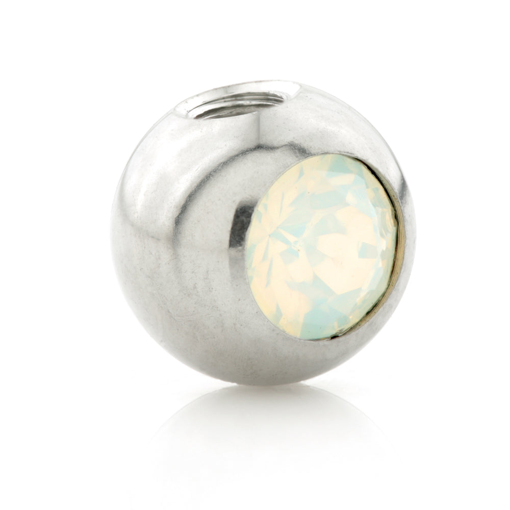 Steel External Thread Screw Gem Ball