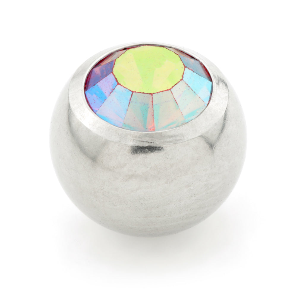 Steel External Thread Screw Gem Ball