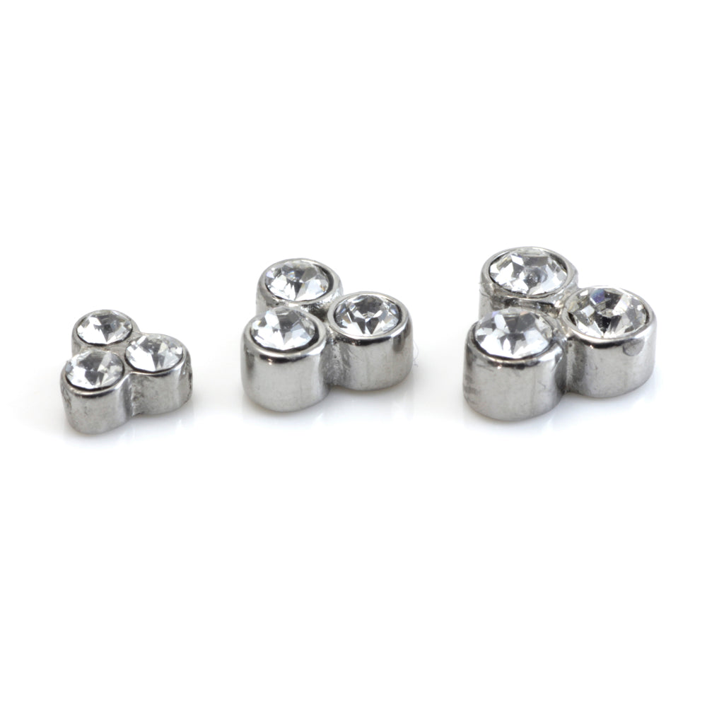 Steel External Thread Triple Gem Attachment