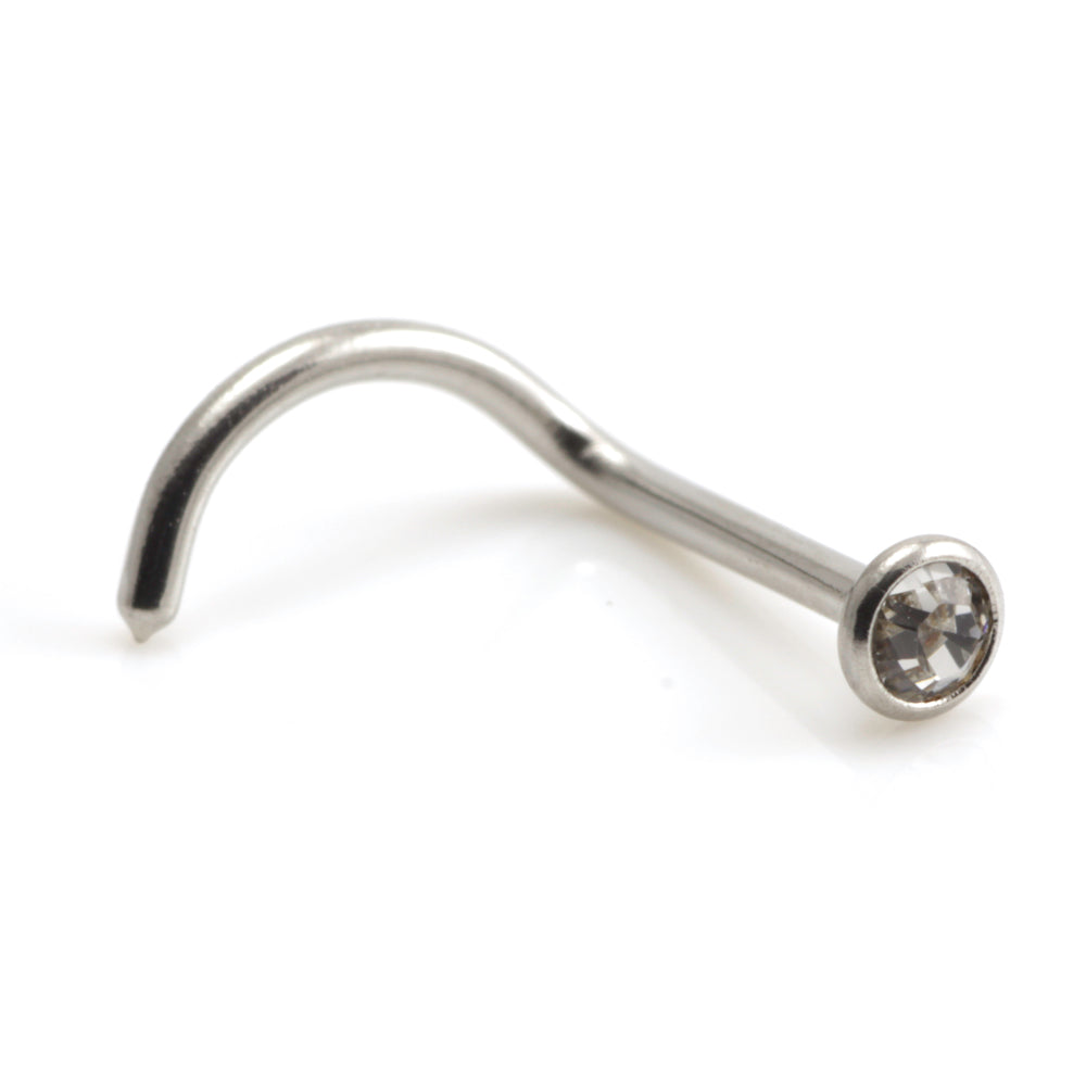 Steel Gem Nose Stud - SNS1
