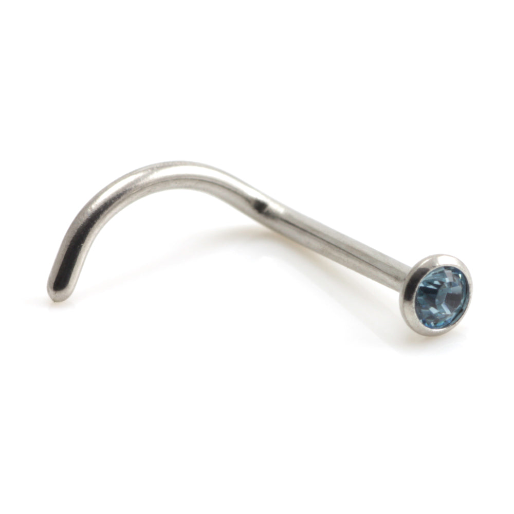 Steel Gem Nose Stud - SNS1