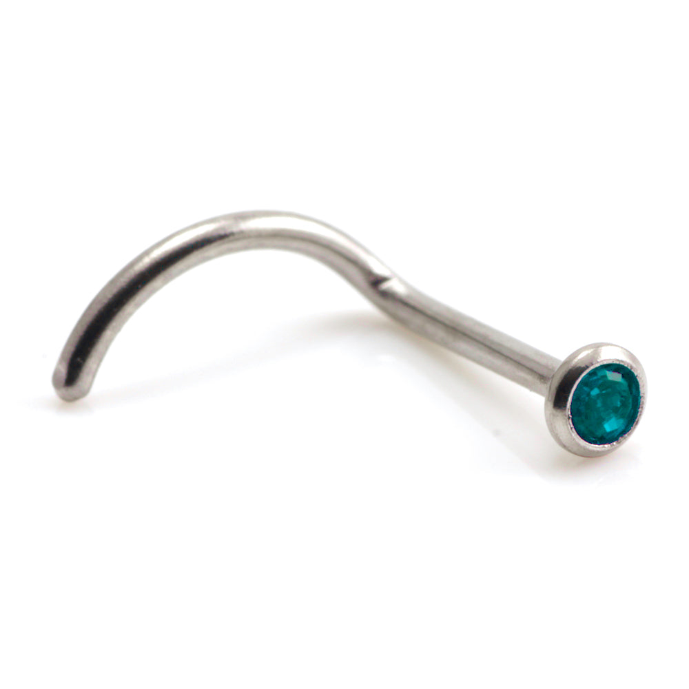 Steel Gem Nose Stud - SNS1