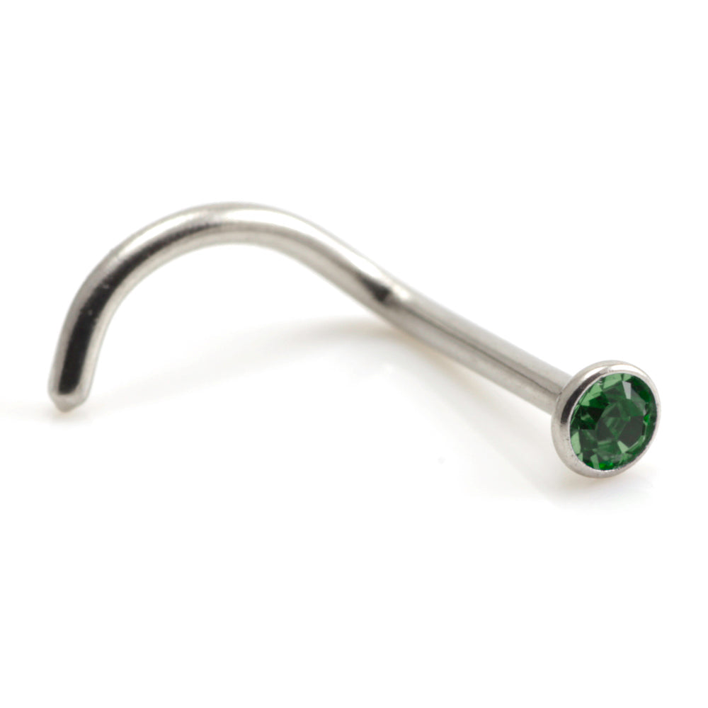 Steel Gem Nose Stud - SNS1