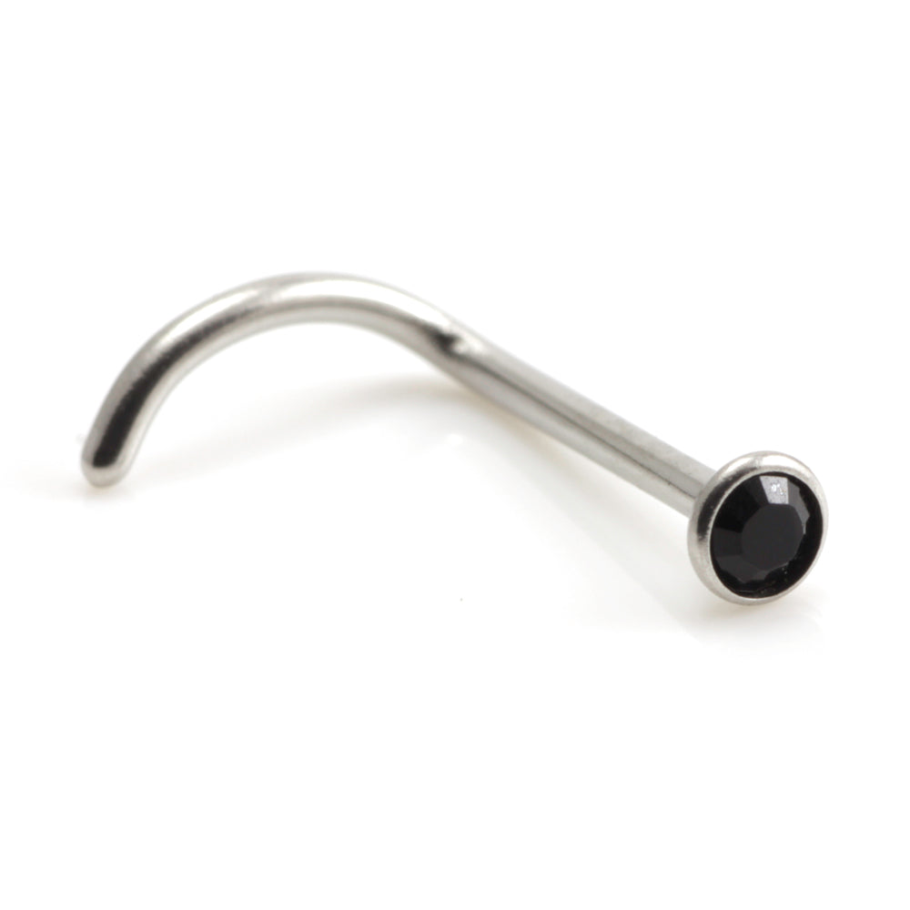 Steel Gem Nose Stud - SNS1