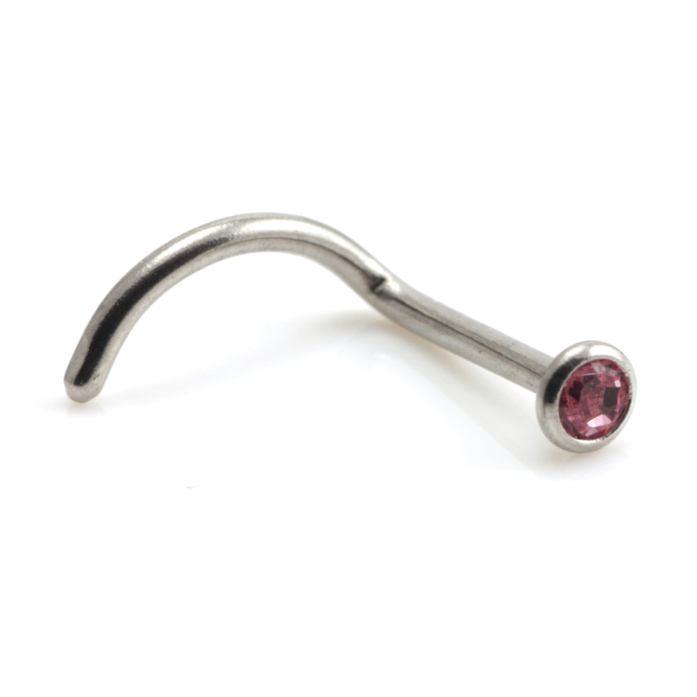 Steel Gem Nose Stud - SNS1