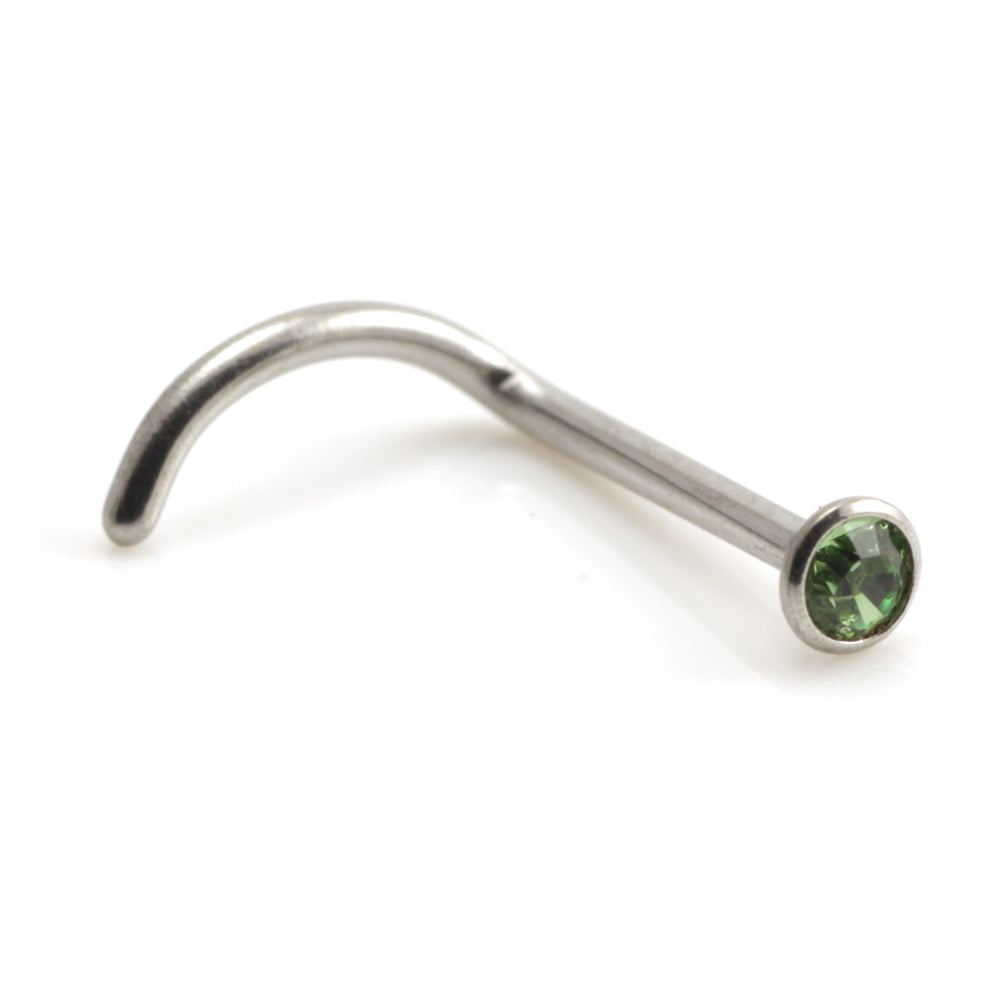 Steel Gem Nose Stud - SNS1