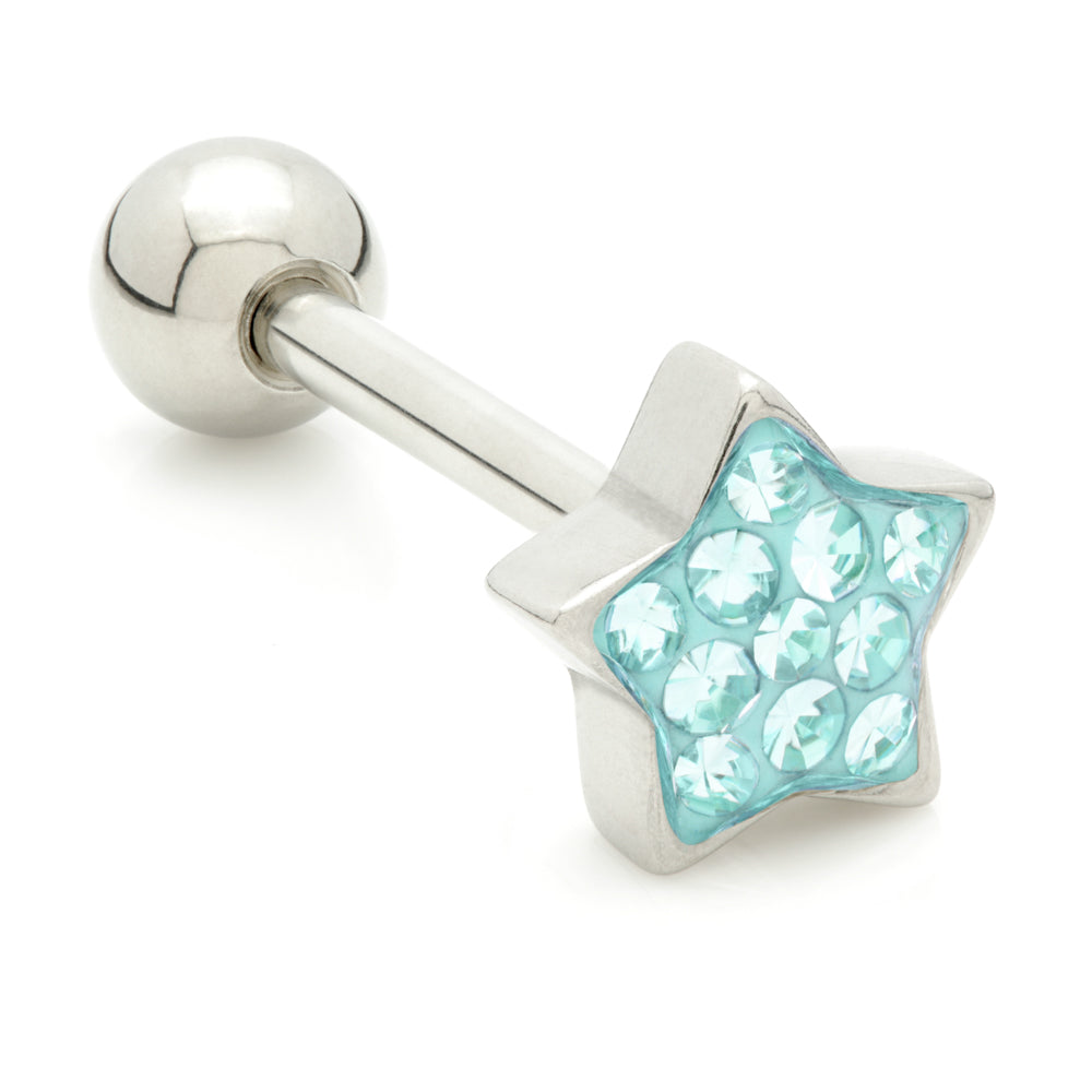 Steel Gem Star - Tongue Bar