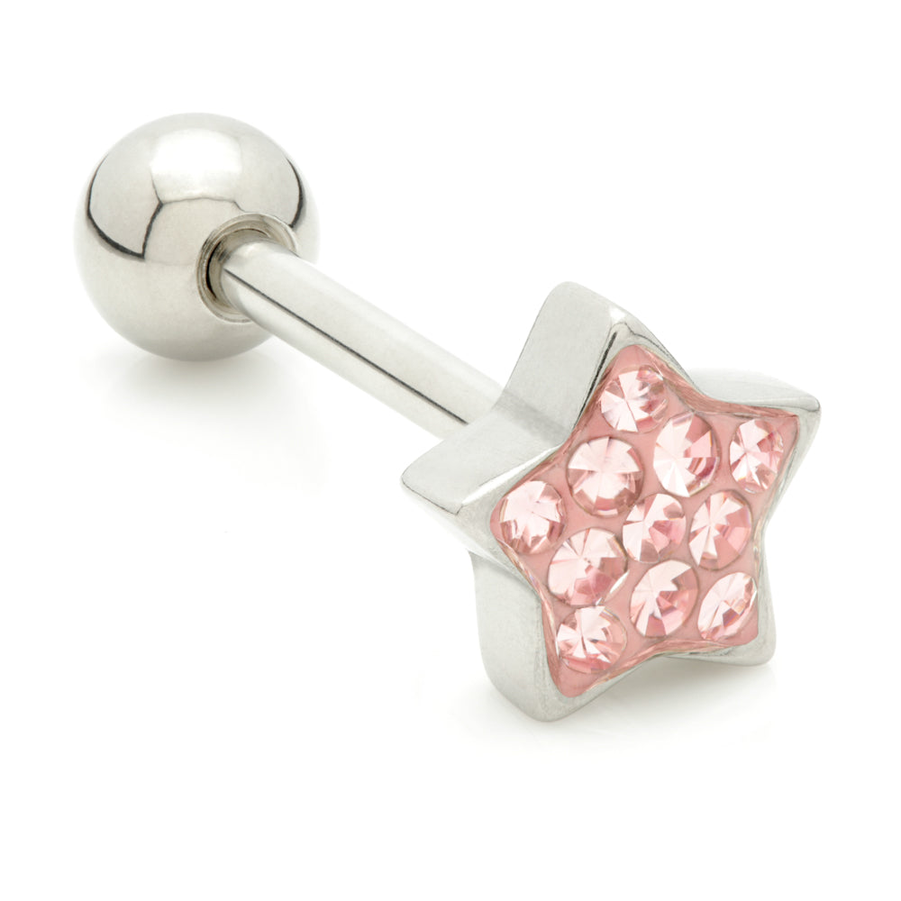 Steel Gem Star - Tongue Bar