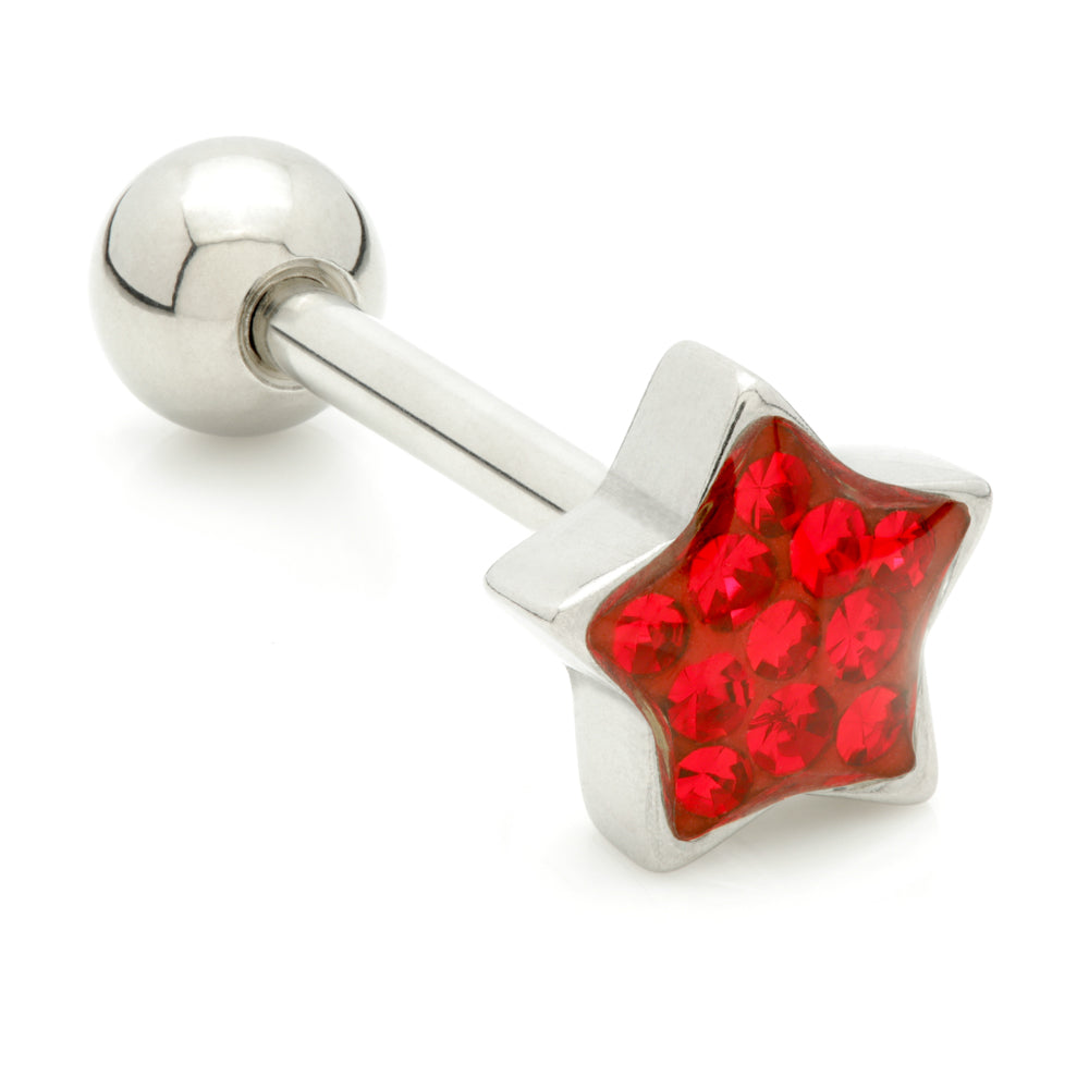 Steel Gem Star - Tongue Bar