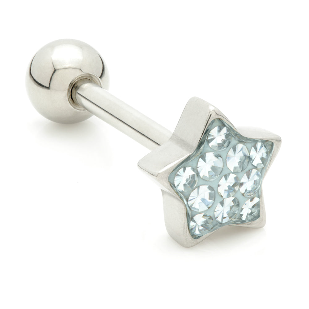 Steel Gem Star - Tongue Bar