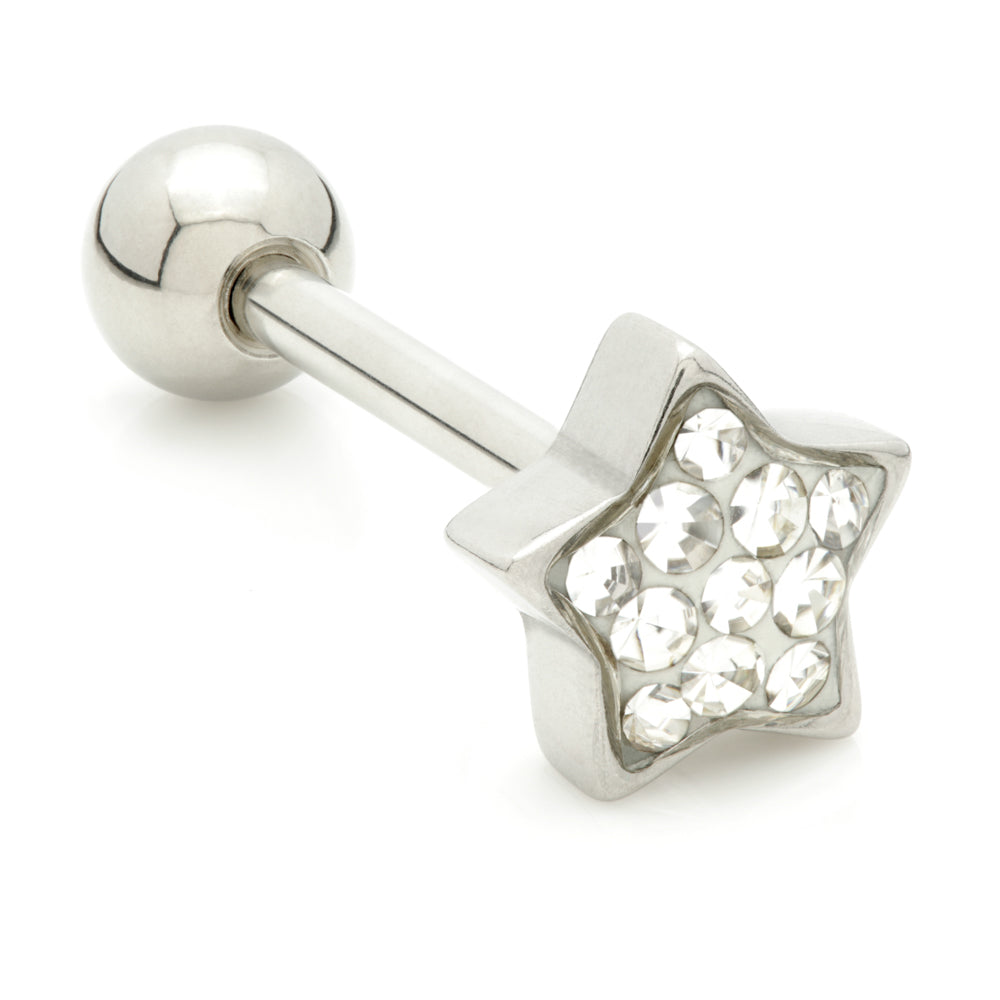 Steel Gem Star - Tongue Bar