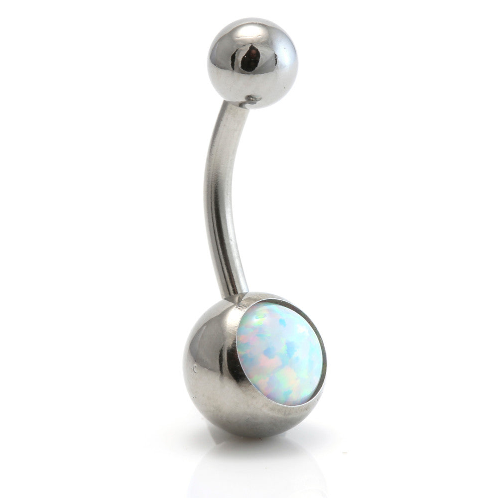 Steel Opal Belly Bar