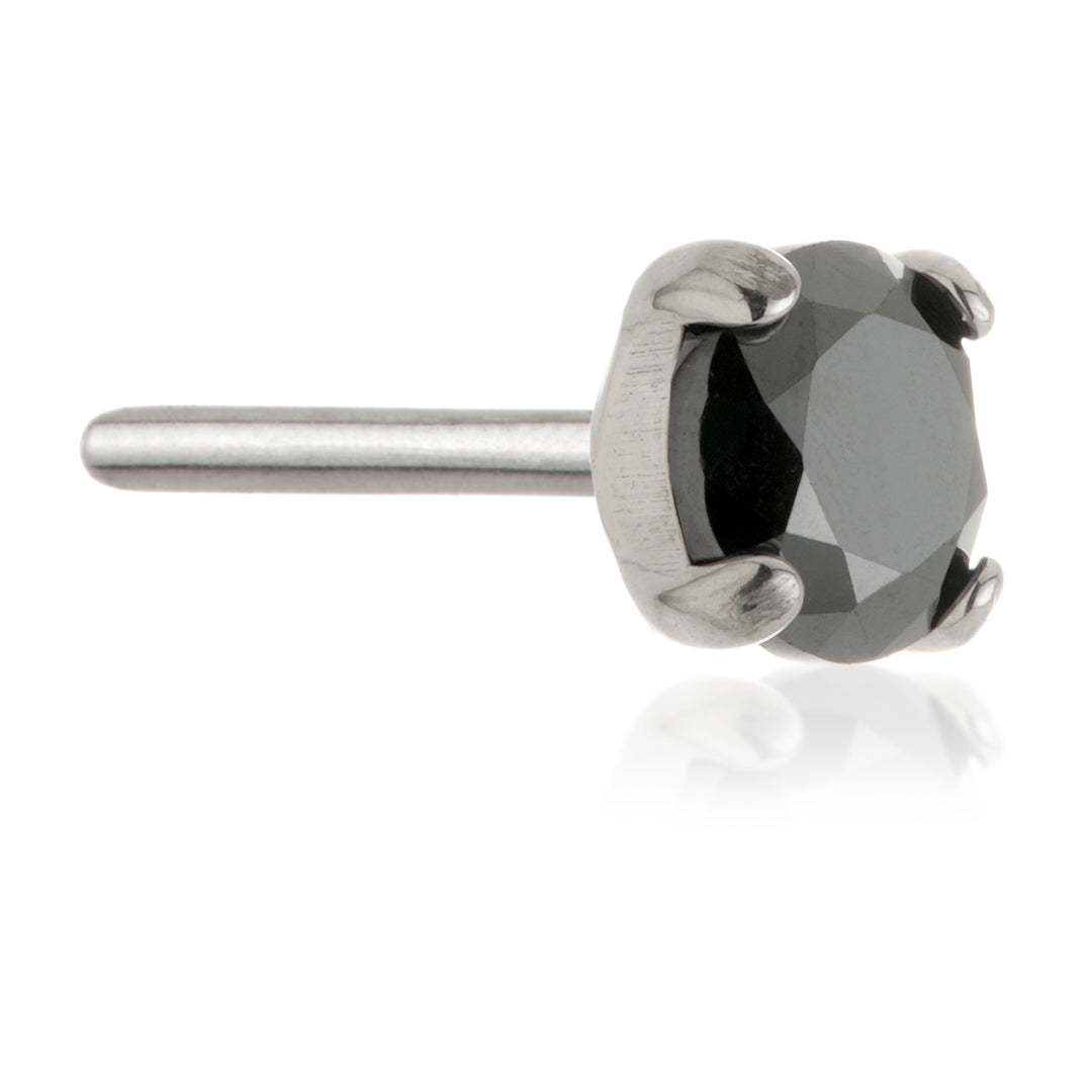 Threadless Ti Prong Set Gem
