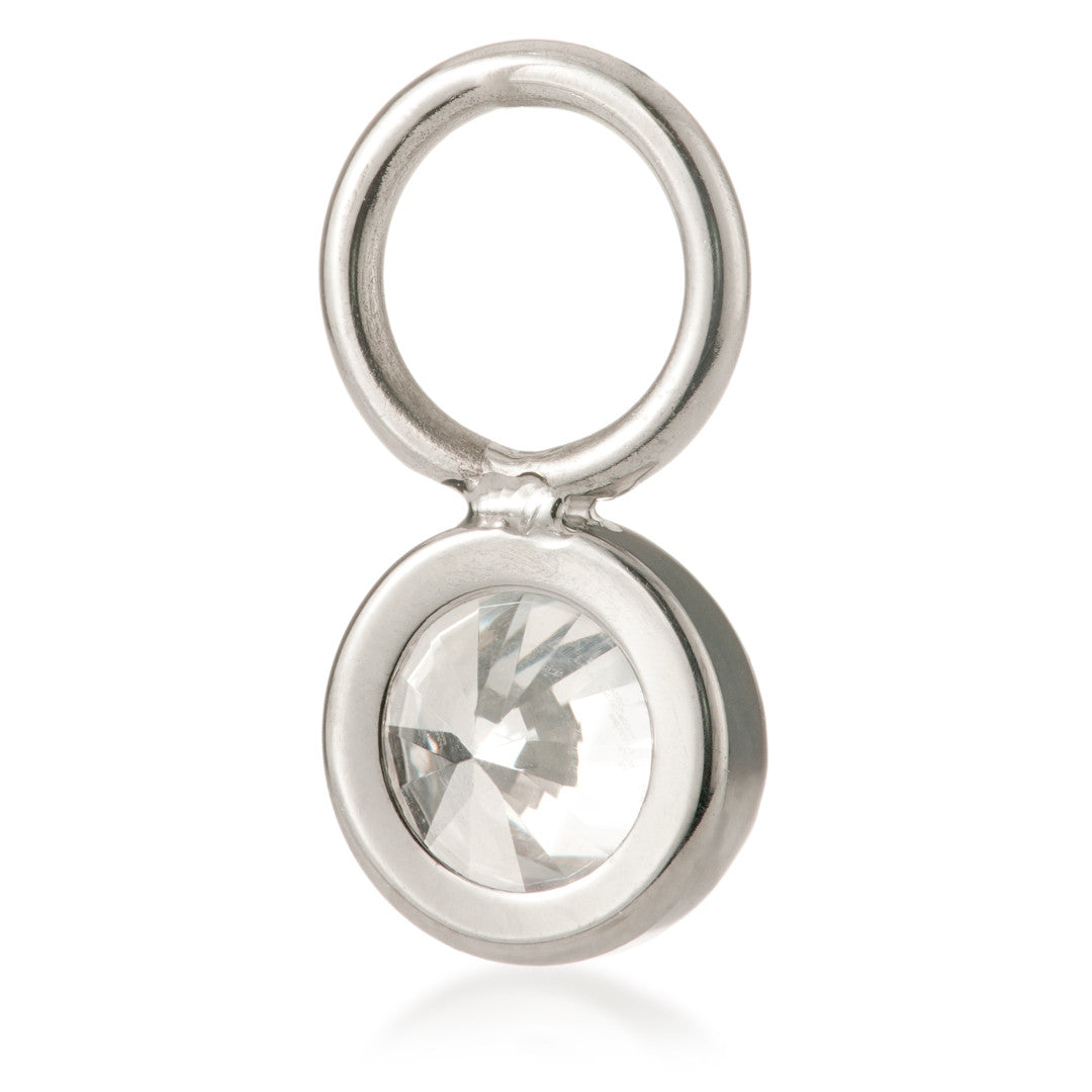 Ti Bezel Gem Charm Attachment