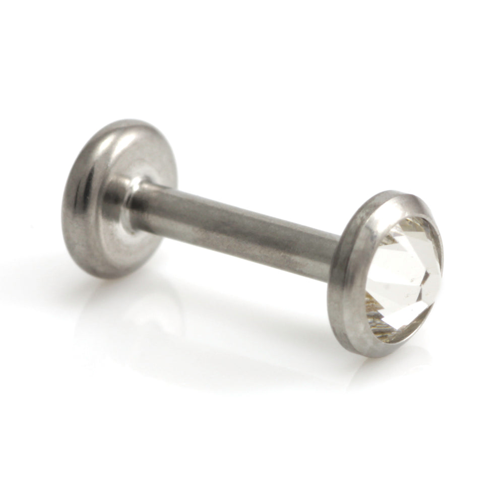 Ti Couture Internal Titanium Gem Disk Micro Labret
