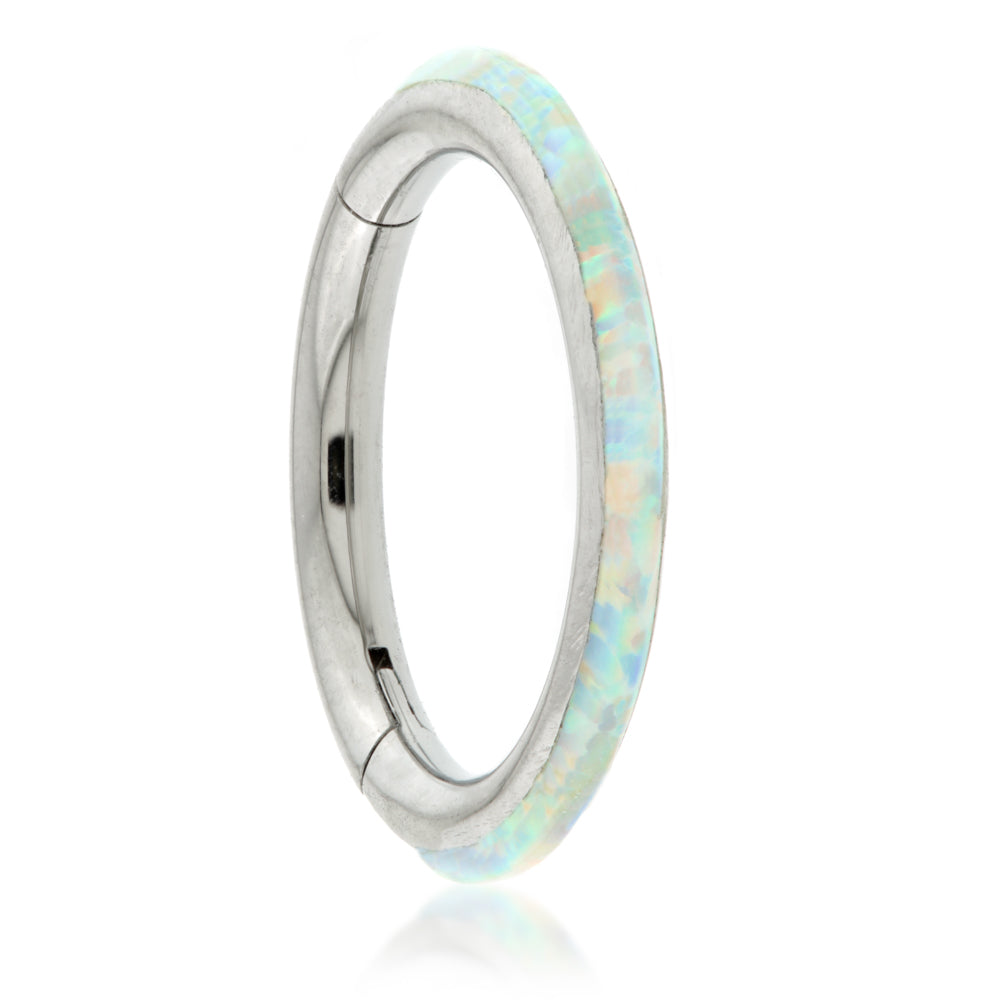 Ti Couture Opal Side Hinged Ring
