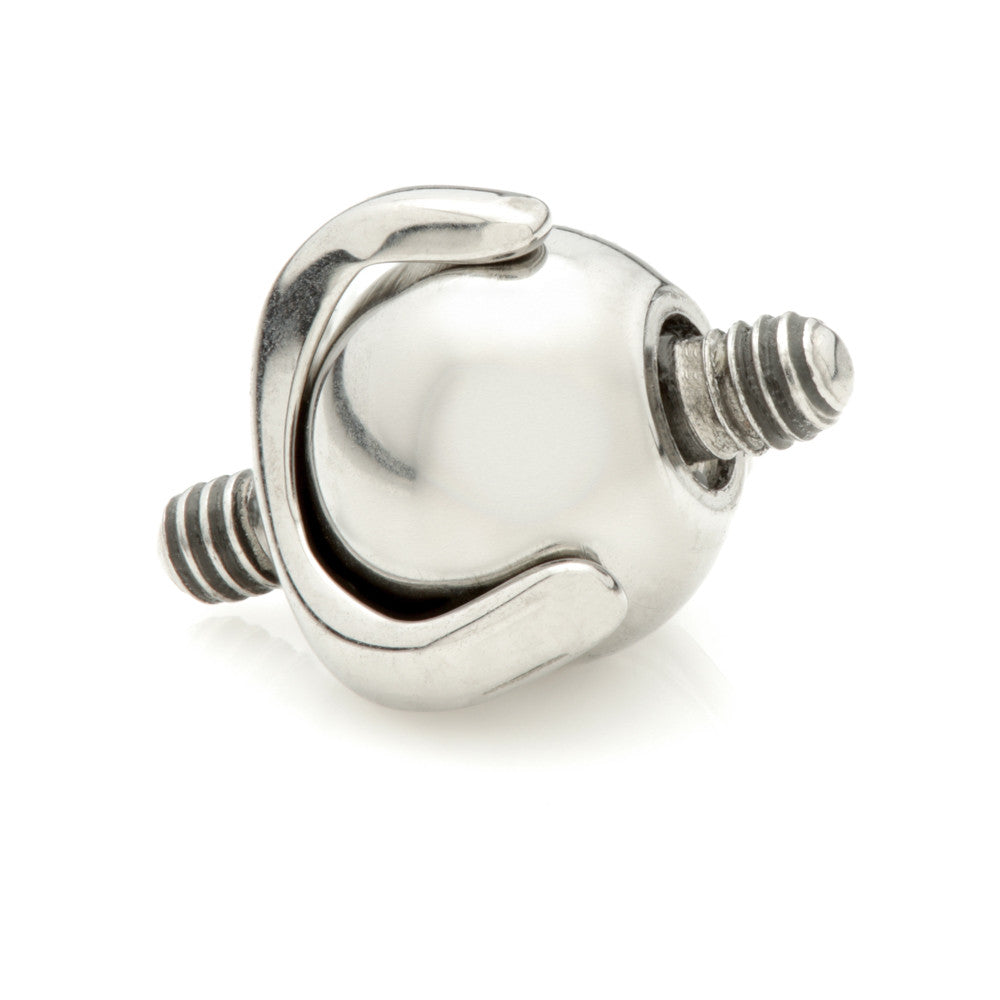 Ti Internal Double Piercing Prong Ball Attachment