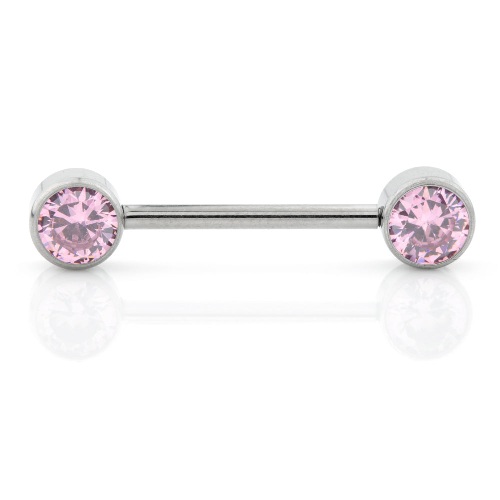 Ti Internal Forward Facing Double Jewelled Disk Barbell 1.6mm