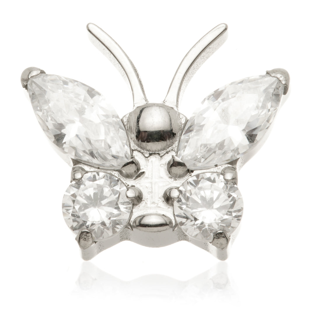 Ti Internal Gem Butterfly Attachment