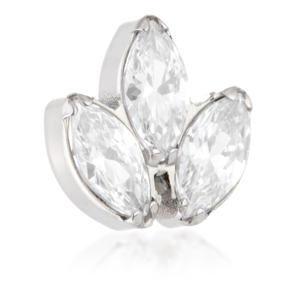 Ti Internal Jewelled Marquise Lotus Attachment