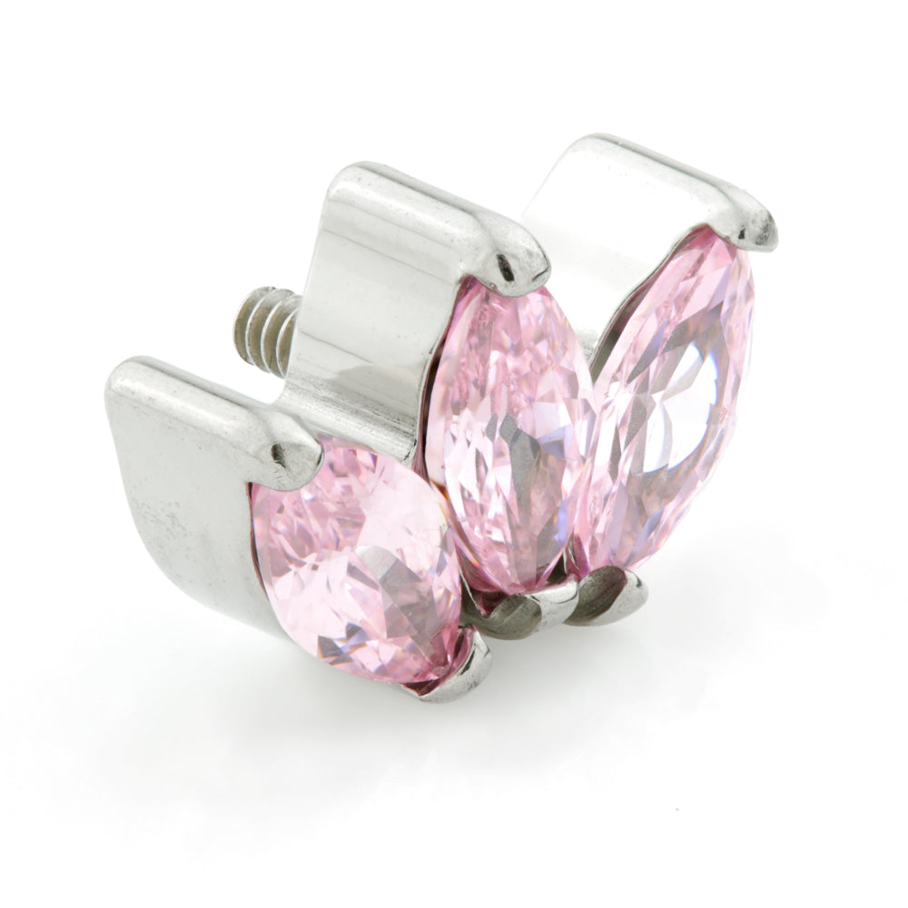 Ti Internal Triple Marquise Gem Attachment