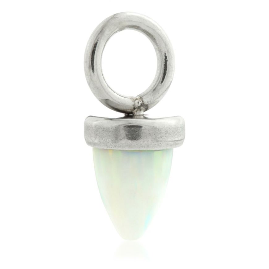 Ti Opal Spike Charm