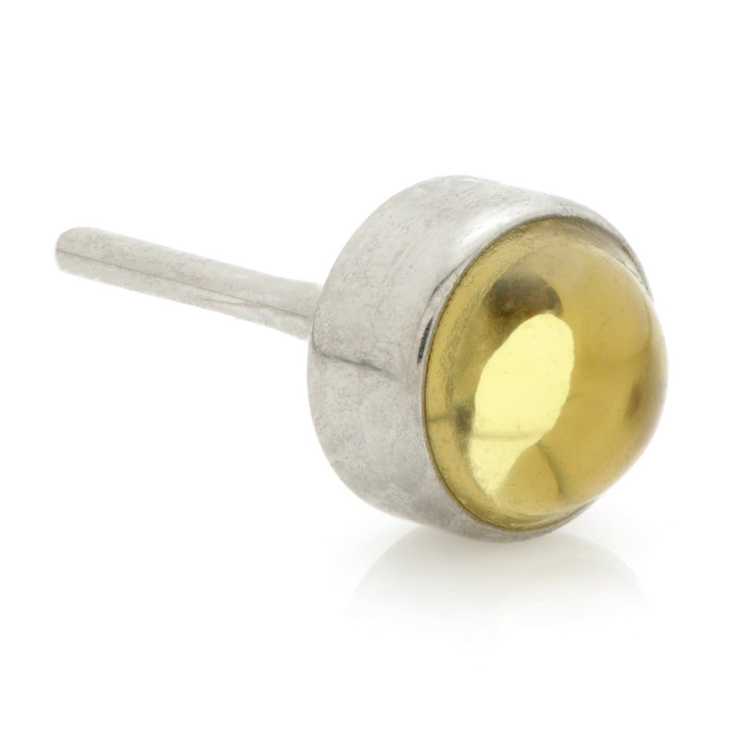 Ti Threadless Citrine Bezel Attachment