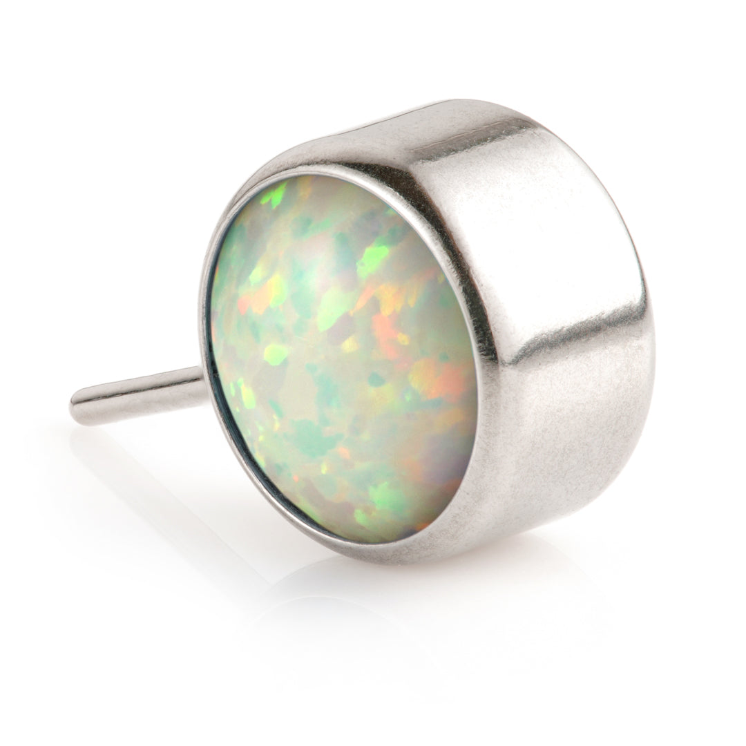 Ti Threadless Forward Facing Single Bezel Opal Attachment