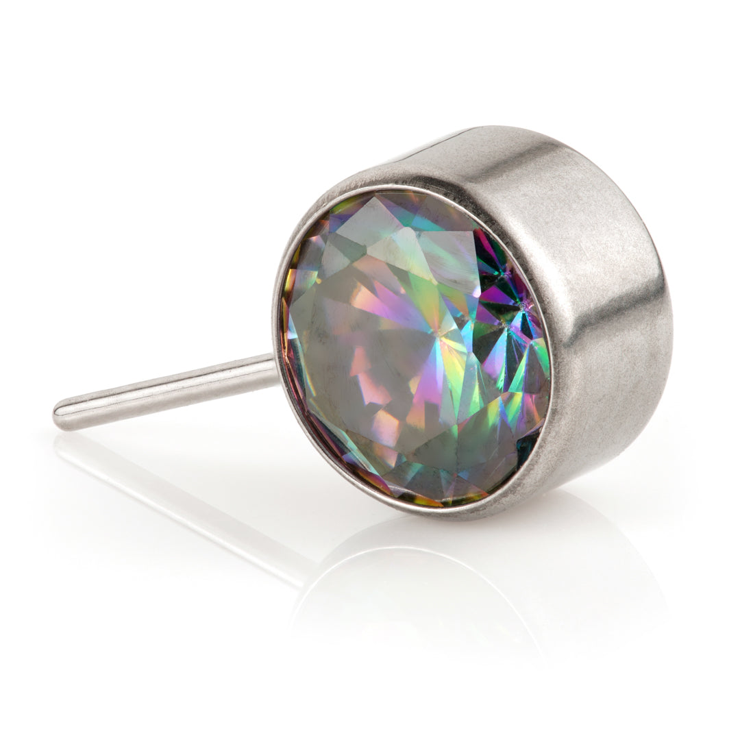 Ti Threadless Forward Facing Single Bezel-Set Attachment