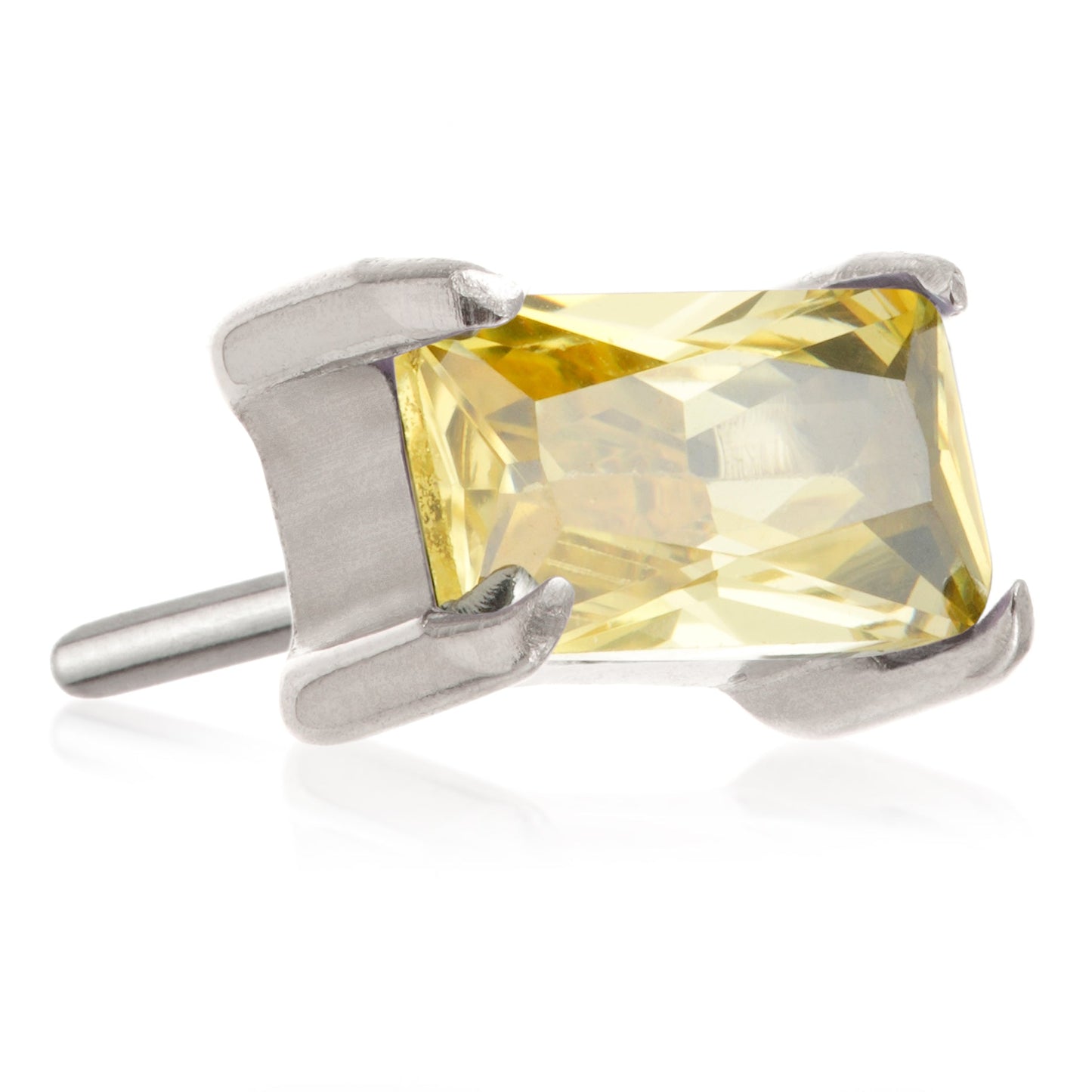 Ti Threadless Mini Baguette Gem Attachment