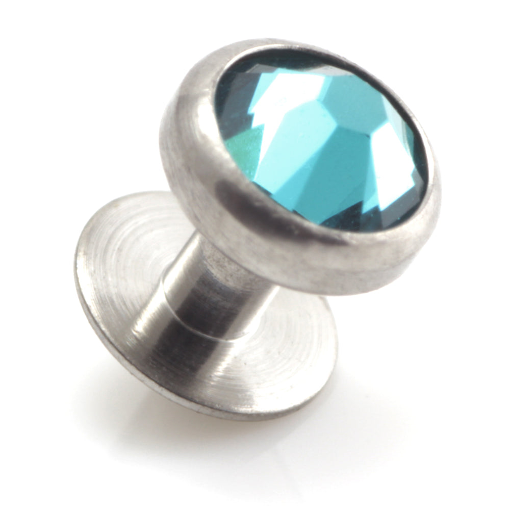 Titanium Dermal Jewelled Skin Diver