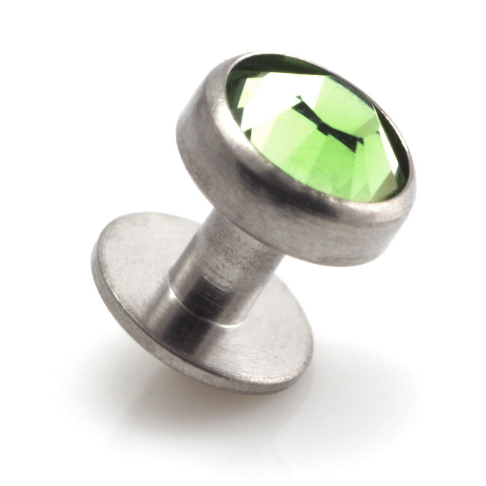 Titanium Dermal Jewelled Skin Diver