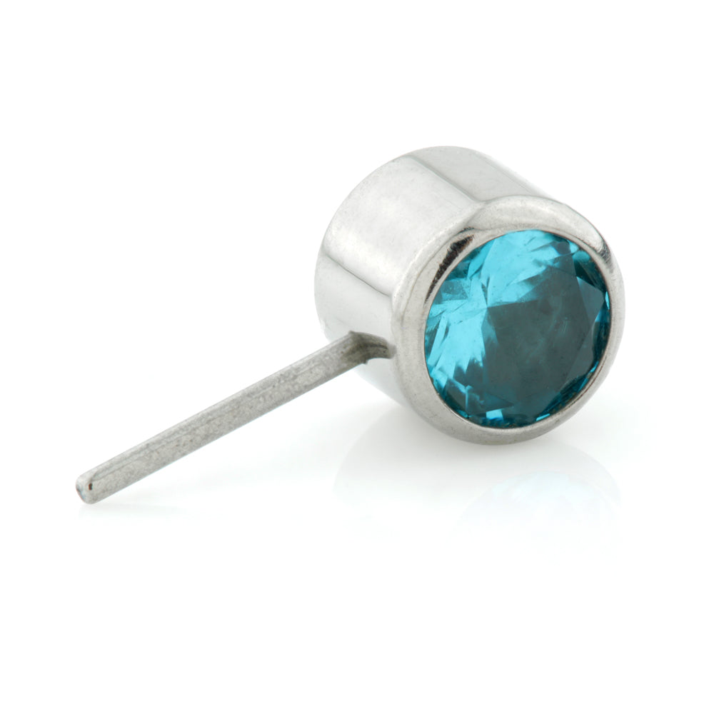 Titanium Threadless Forward Facing Gem Disk