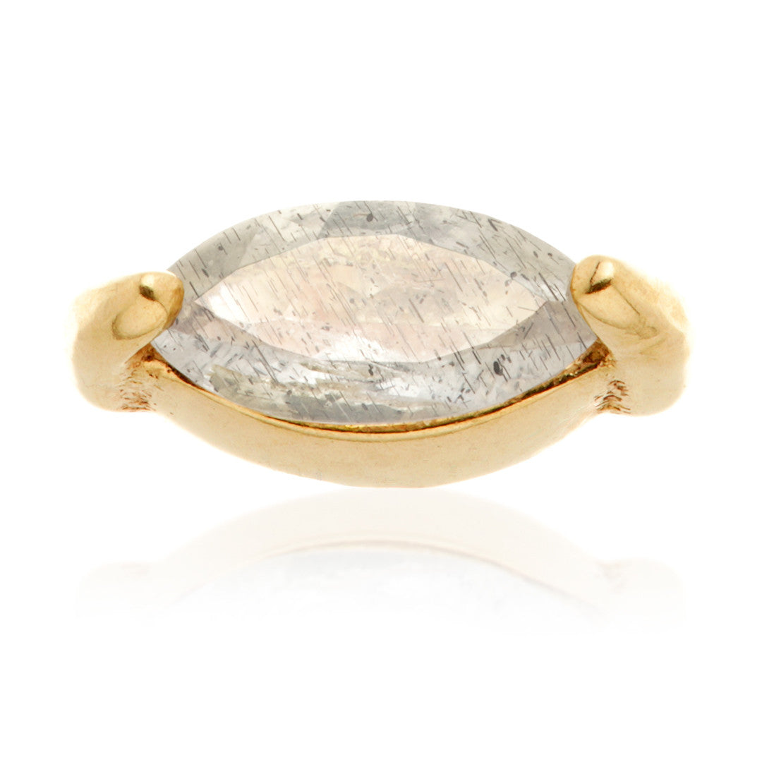 TL - 14ct Internal Gold Marquise Labradorite Attachment