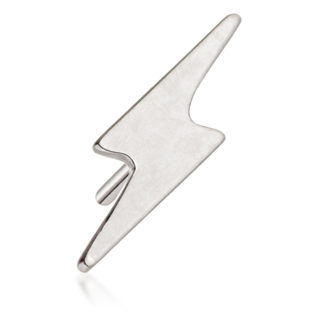 TL - 14ct Threadless Gold Lightning Bolt Pin Attachment