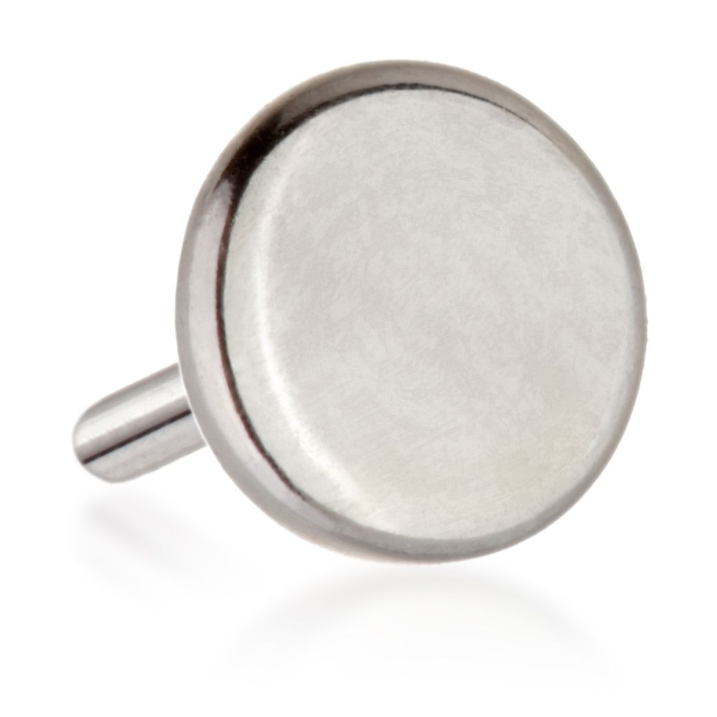 TL - 14ct Threadless Gold Disk Pin Attachment
