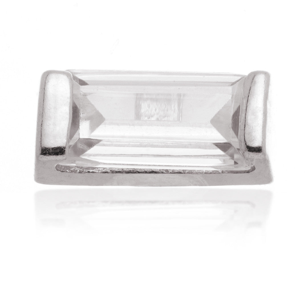 TL - 14ct Internal Gold Rectangle Gem Attachment