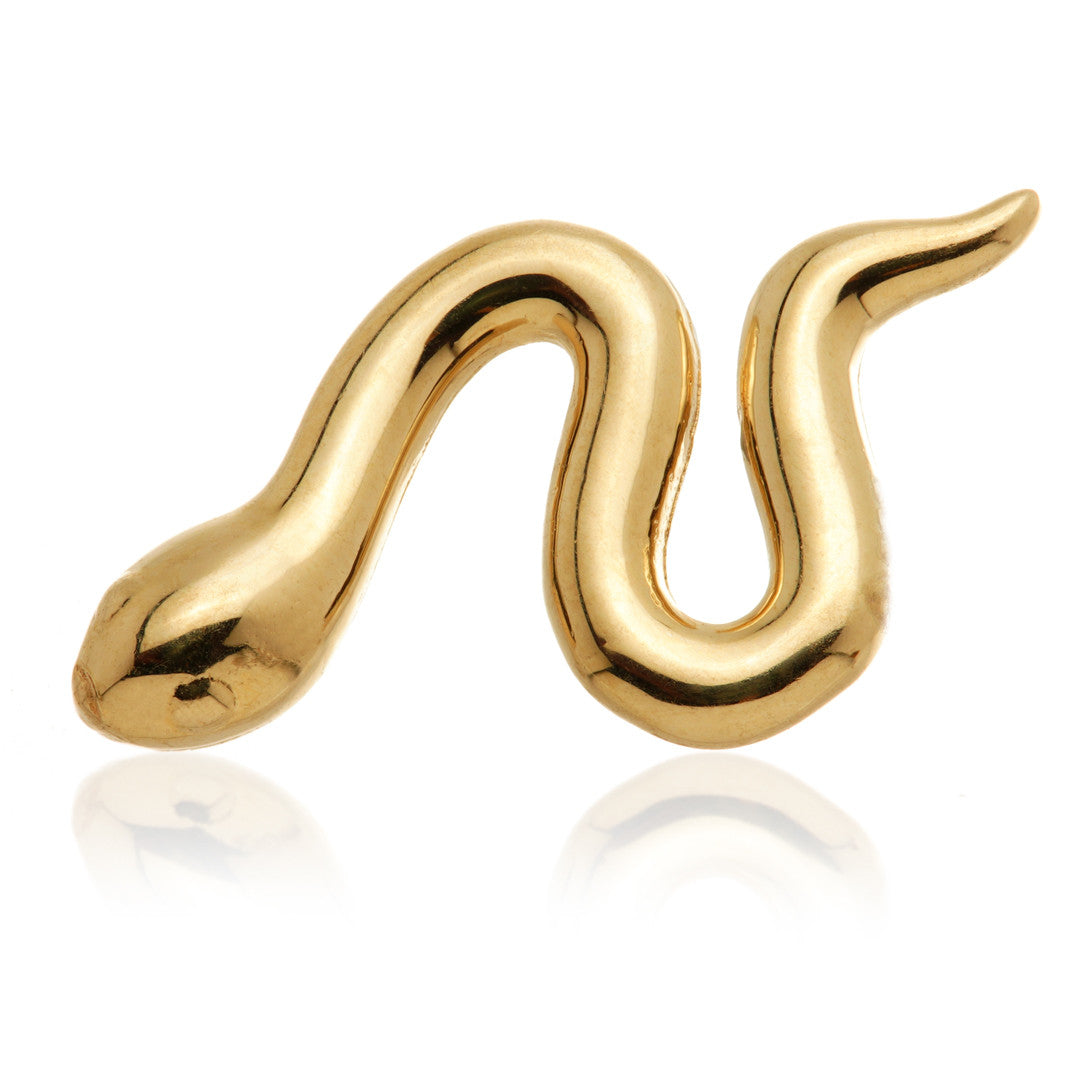 TL - 14ct Internal Gold Snake Attachment